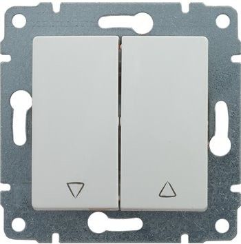 KOS Przycisk Vena żaluzjowy biały (510418)