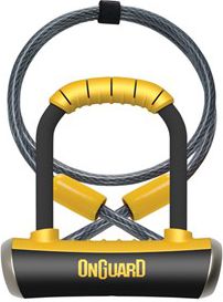 OnGuard Zapięcie rowerowe PitBull Mini DT 8008 + linka (ONG-8008)