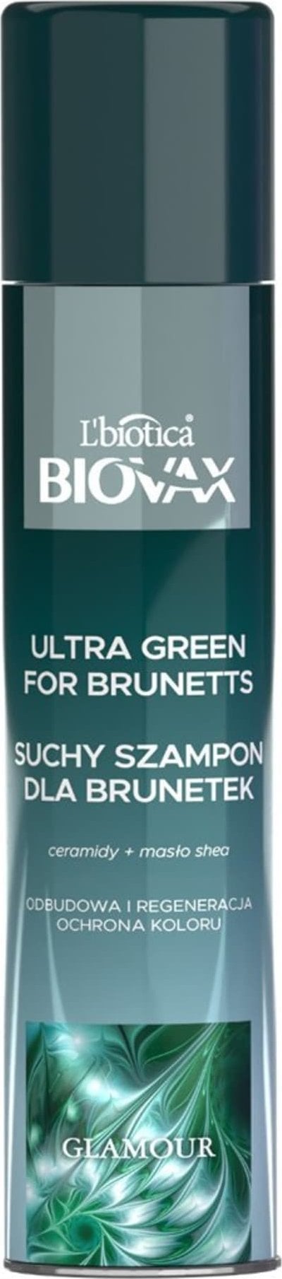 LBIOTICA / BIOVAX L`BIOTICA BIOVAX Glamour Suchy Szampon do włosów dla brunetek - Ultra Green