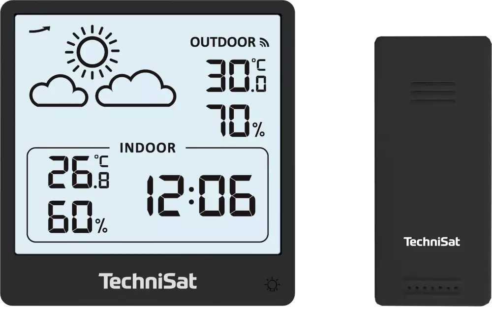 TechniSat Stacja pogodowa IMETEO 200 (76-5036-00), czarna