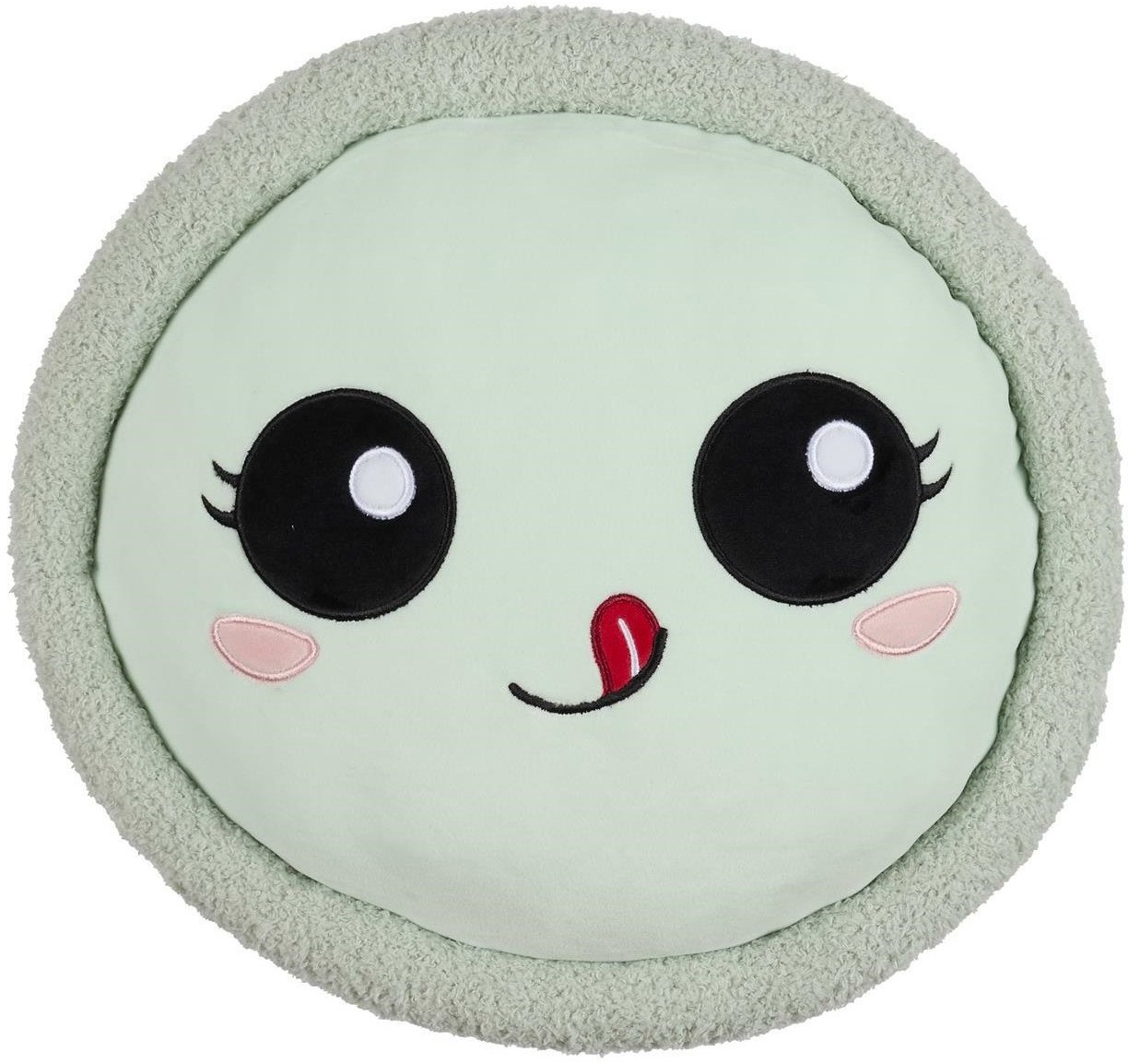 INTESI PODUSZKA PLUSZAK MAKARONIK ZIELONY