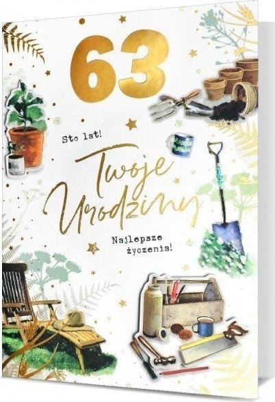 Pan Dragon Karnet B6 Urodziny (wymienne cyfry)