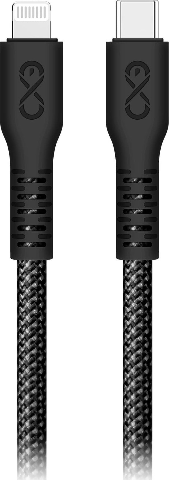 Kabel USB Orno USB-C - Lightning 0.9 m Czarny (CABEXCIMMOUCLI0.9MIX)