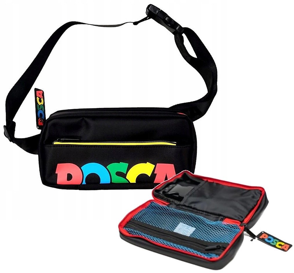 Saszetka z paskiem Uni POSCA czarna -