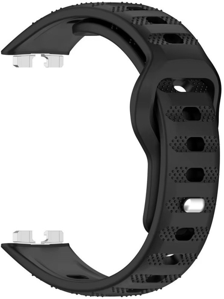 SILIKONOWY PASEK DO HUAWEI BAND 8 / 9 / 10 CZARNY