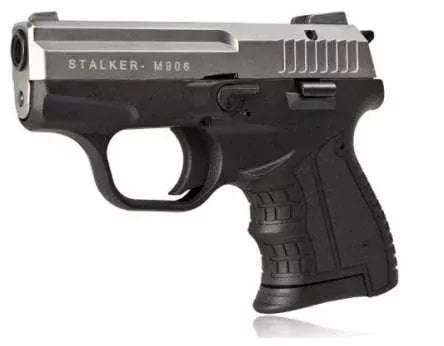 STALKER Pistolet hukowy alarmowo sygnałowy M906 kal. .22 Long Blank (6 mm) Tytan