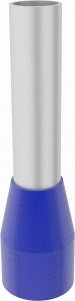 Elpromet 100szt. E2,5/8 mm Końcówka tulejkowa izolowana 2,5mm2 nieb. E2508 Elpromet 0477