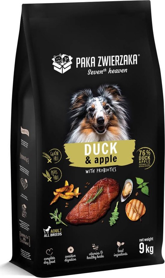 Paka Zwierzaka Paka Zwierzaka - Seventh heaven - Kaczka z jabłkiem (duck & apple) 9kg