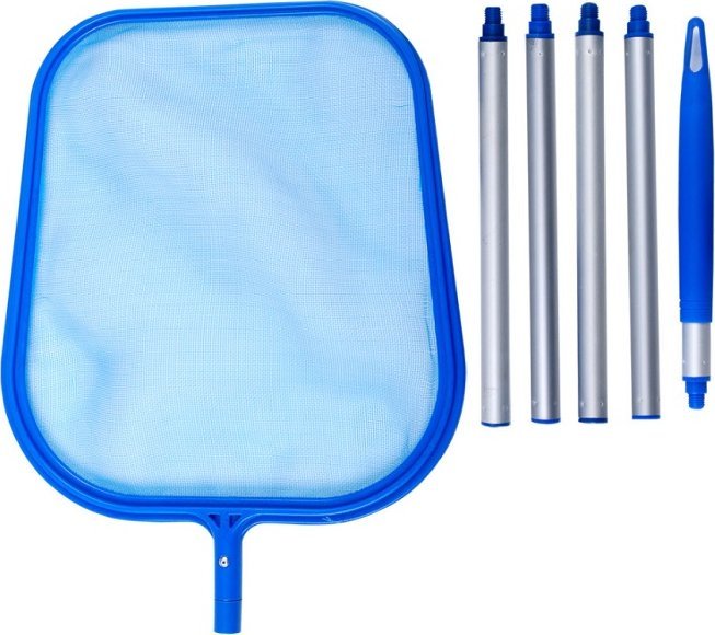 Sitko basenowe ze składaną rączką 150 cm podbierak do basenu #90206