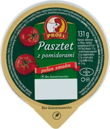 Profi Profi pasztet z pomidorami 131g