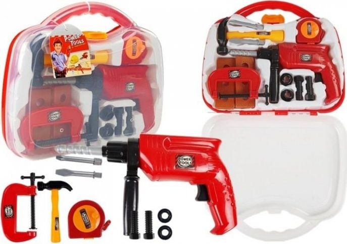 Lean Sport Zestaw Narzędzi w Walizce Wiertarka Śruby