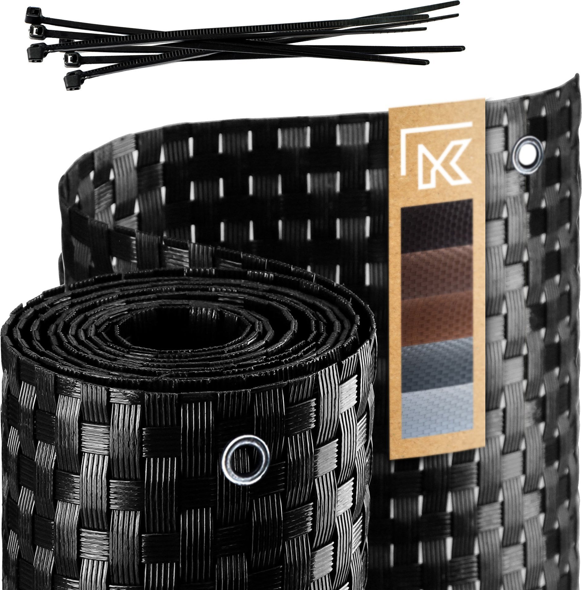 Kadax KADAX Osłona Balkonowa Mata Balkon Technorattan 1x6m