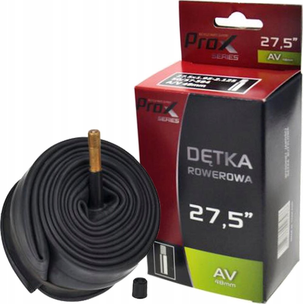 Prox DĘTKA ROWEROWA 27,5" 1.95 - 2.125 AV 48mm PROX WENTYL SAMOCHODOWY 50/57-584