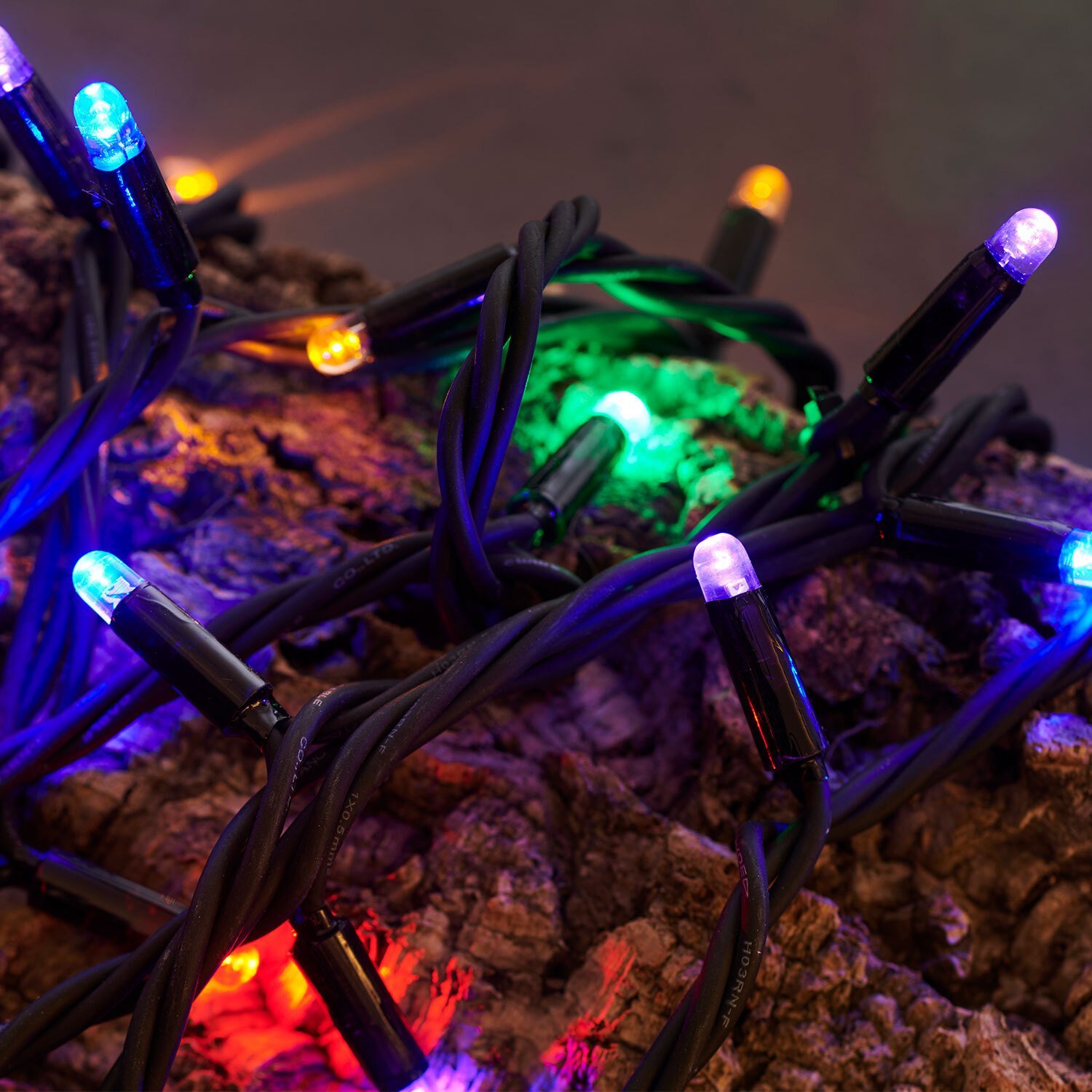 Lampki choinkowe Sirius Tech-Line StartSet, 45L, Multi/black, w/sensor