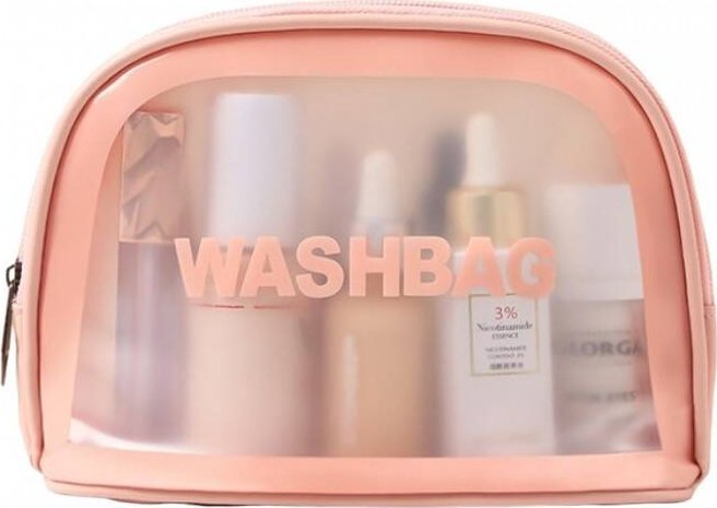eCarla Washbag kosmetyczka rozkładana Różowa