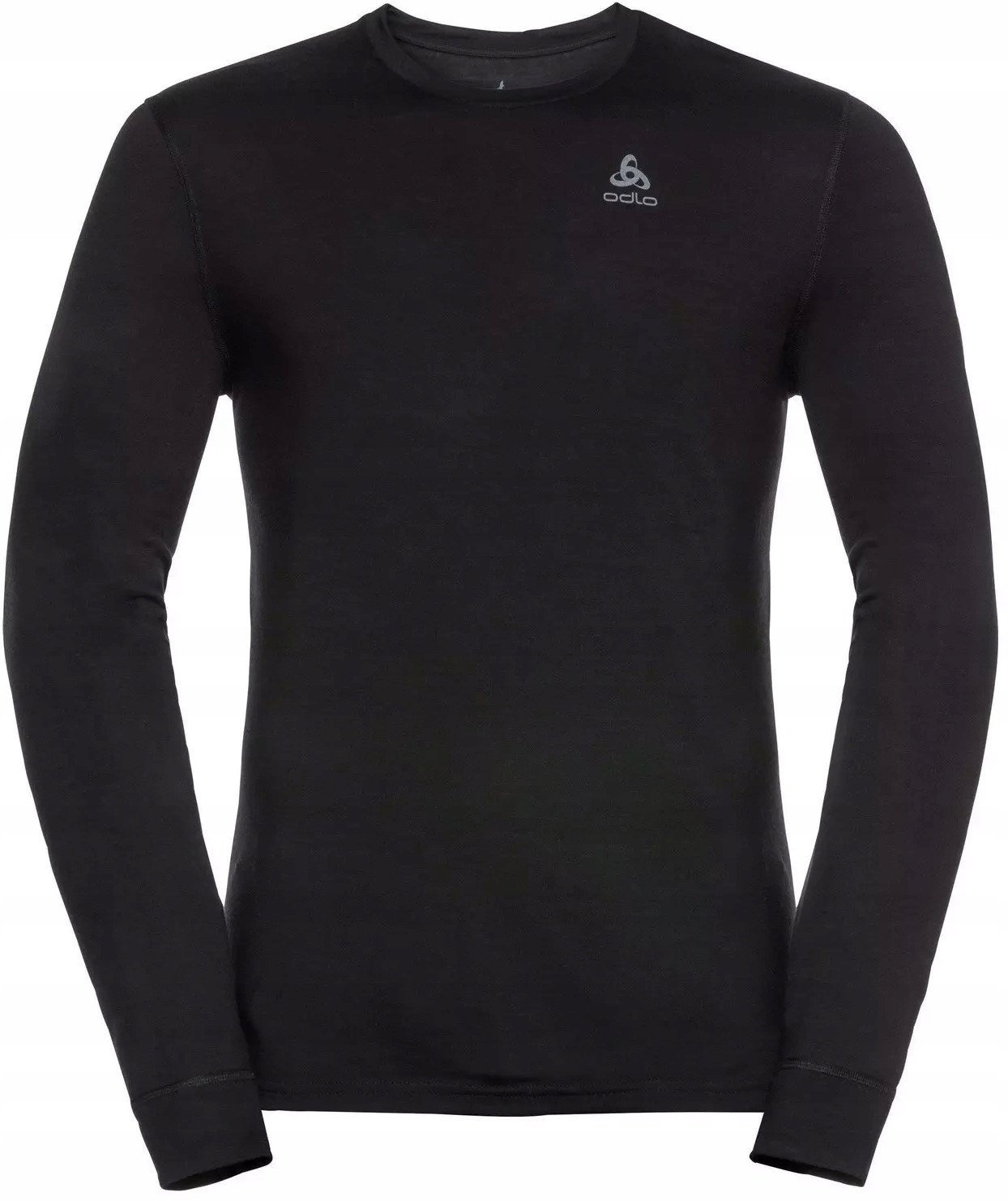 Koszulka męska Odlo BL TOP crew neck l/s MERINO 200 roz. M Czarna
