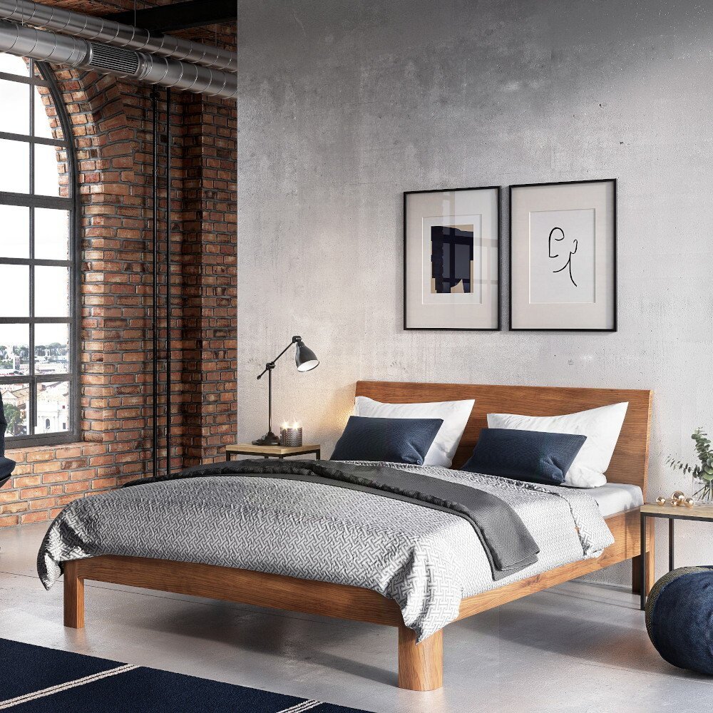 Stolarnia Łóżko Lago 200x200 bez pojemnika i zabudowania