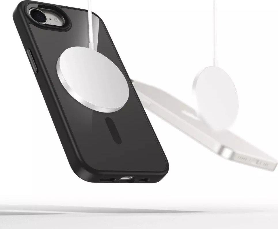 TECH-PROTECT MAGMAT MAGSAFE IPHONE SE 4 2025 BLACK/CLEAR