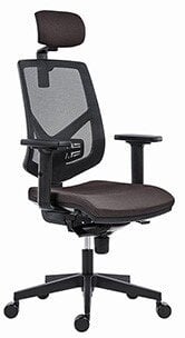 Krzesło biurowe Powerton Tina Czarne