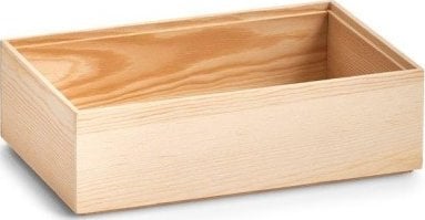 Zeller Pojemnik do przechowywania z drewna sosnowego, drewniane pudełko, pudełka do przechowywania, skrzyneczka, skrzynki z drewna, ZELLER