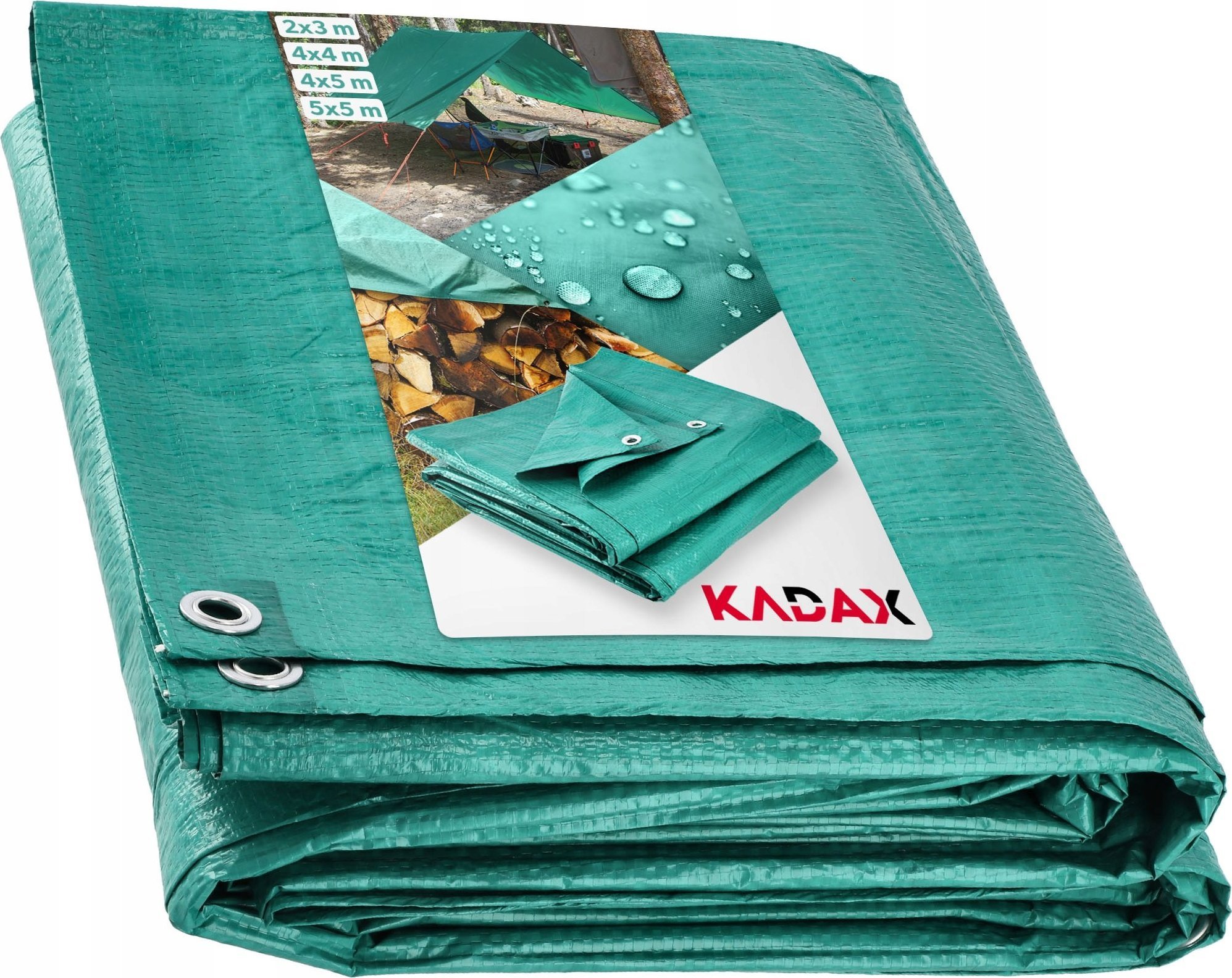 Plandeka Kadax Plandeka Ogrodowa Mata Osłona Okrycie 4x4M 70G/M2