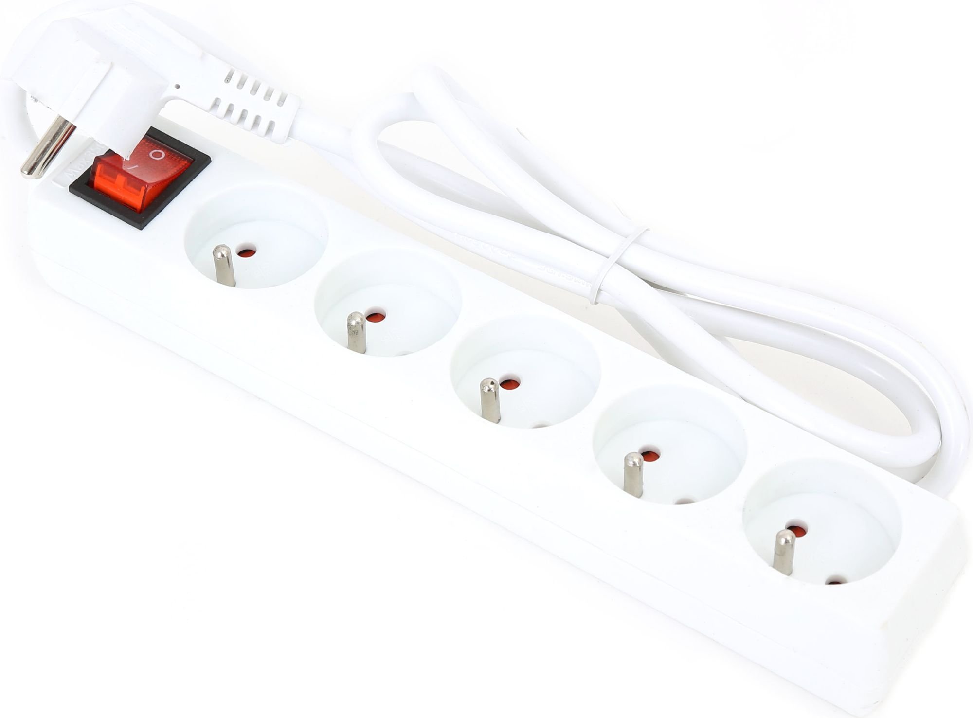 Listwa zasilająca Fiesta 5 gniazd 1.5 m biała (42043)