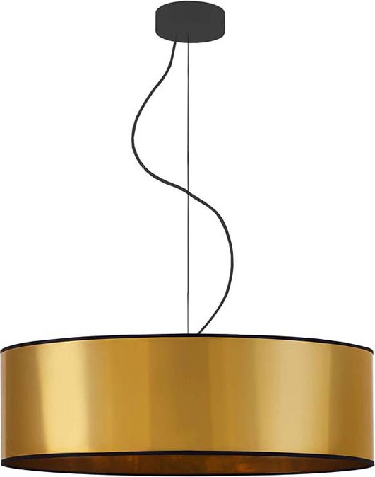 Lampa wisząca Lumes Złoty okrągły żyrandol w stylu glamour 60 cm - EX856-Hajfun