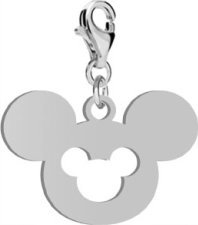 Radziszewska Jewellery Srebrny Charms MYSZKA MIKI DEDYKACJA