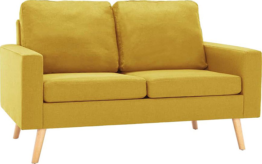 Elior Dwuosobowa żółta sofa - Eroa 2Q