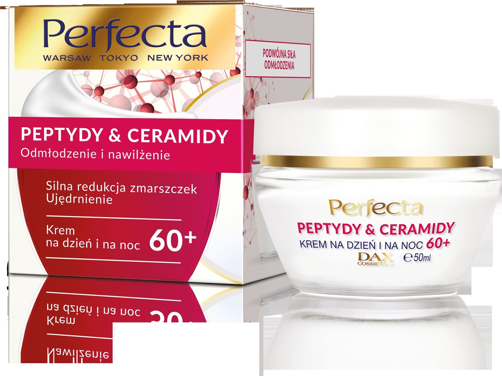 Perfecta Peptydy & Ceramidy 60+ Krem silna redukcja zmarszczek i ujędrnienie