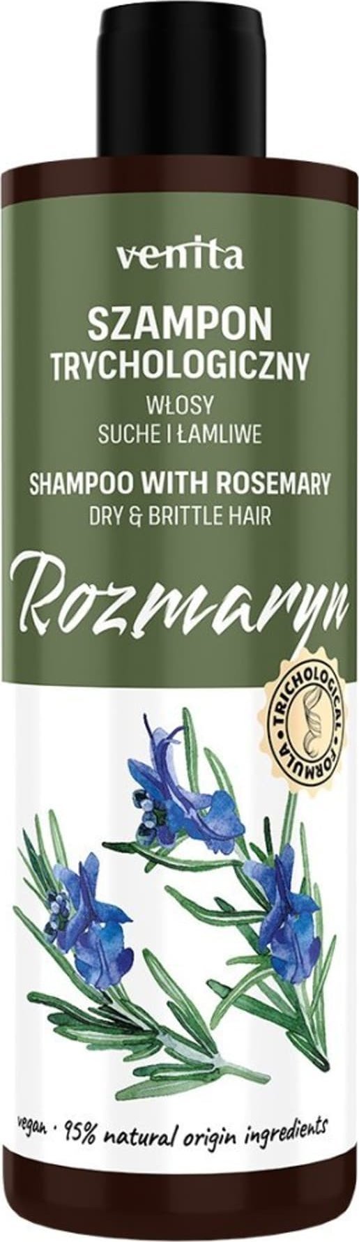 Venita VENITA Trichological Formula Szampon trychologiczny Rozmaryn - do włosów suchych i łamliwych 300ml