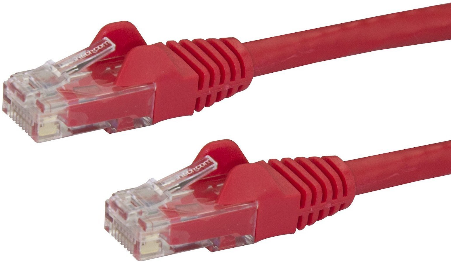 StarTech.com 0,5m Cat6 Snagless RJ45 Ethernet Netzwerkkabel - Rot - 50cm Cat 6 UTP Kabel - Netzwerkkabel - RJ-45 (M) zu RJ-45 (M) - 50 cm - UTP - CAT