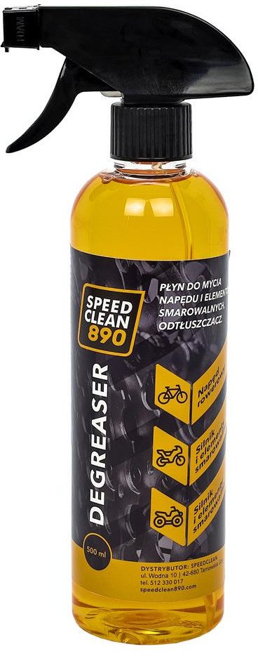 Odtłuszczacz, Degreaser SpeedClean890 do napędu w rowerze, 500 ml, atomizer