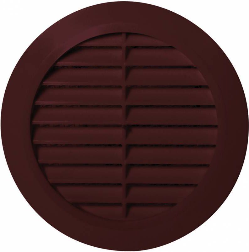 AWENTA Kratka wentylacyjna brązowa z siatką 100mm (T30BR)