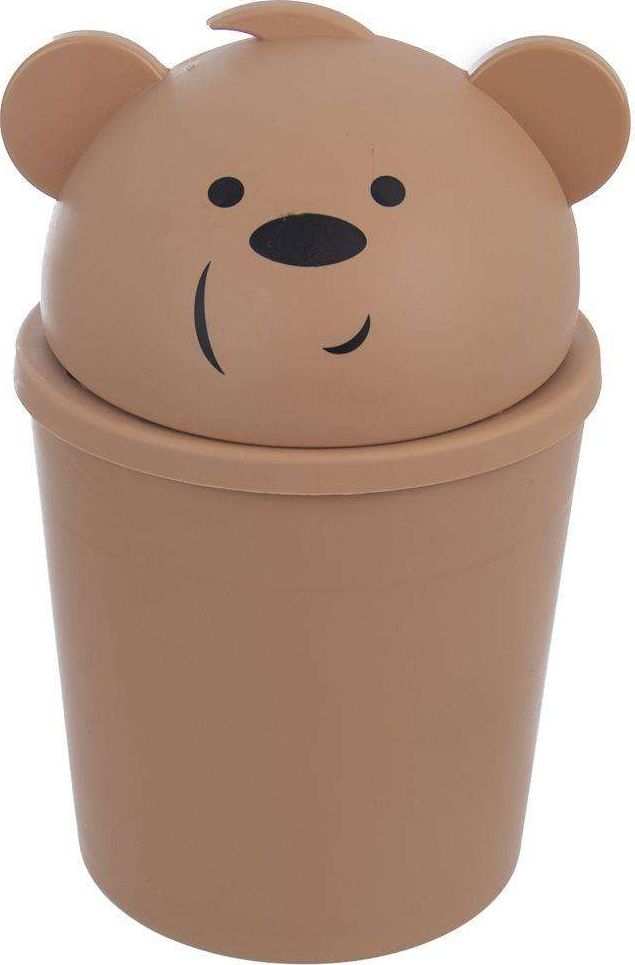 Kosz na śmieci Orion uchylny 1.5L brązowy (6142-uniw)