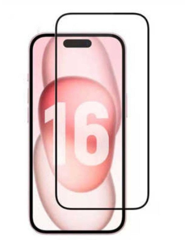 Mocco Full Face / Full Glue Tempered Glass Full Coveraged with Frame Apple iPhone 16 Pro