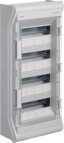 Hager Rozdzielnica modułowa 4x12 natynkowa IP65 Vector (VE412L)