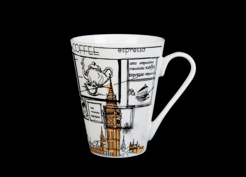 Witek Home Kubek London 300ml (żółty)