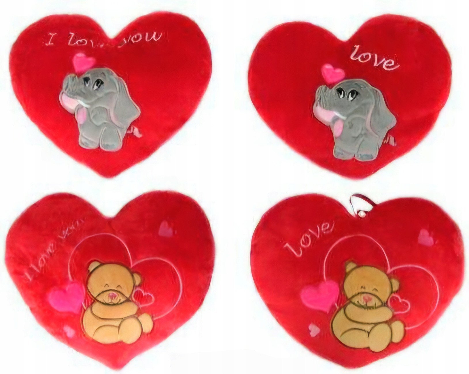 Poduszka Serce 37cm MIX