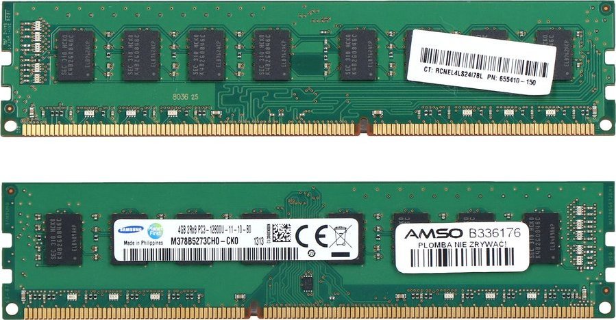 Samsung Pamięć RAM Samsung 4GB DDR3 1600MHz PC3-12800U PC
