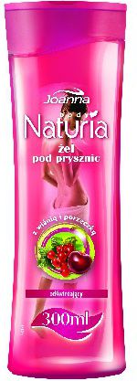 Joanna Naturia Żel pod prysznic Wiśnia i czerwona porzeczka 300ml