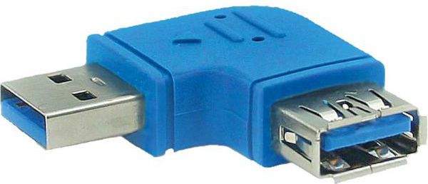 Adapter USB InLine USB - USB Niebieski (35300M)