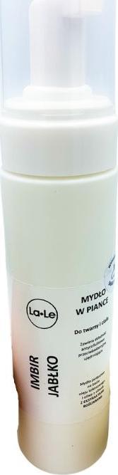 La-le Mydło w piance do twarzy i ciała - JABŁKO-IMBIR 150ml La-Le
