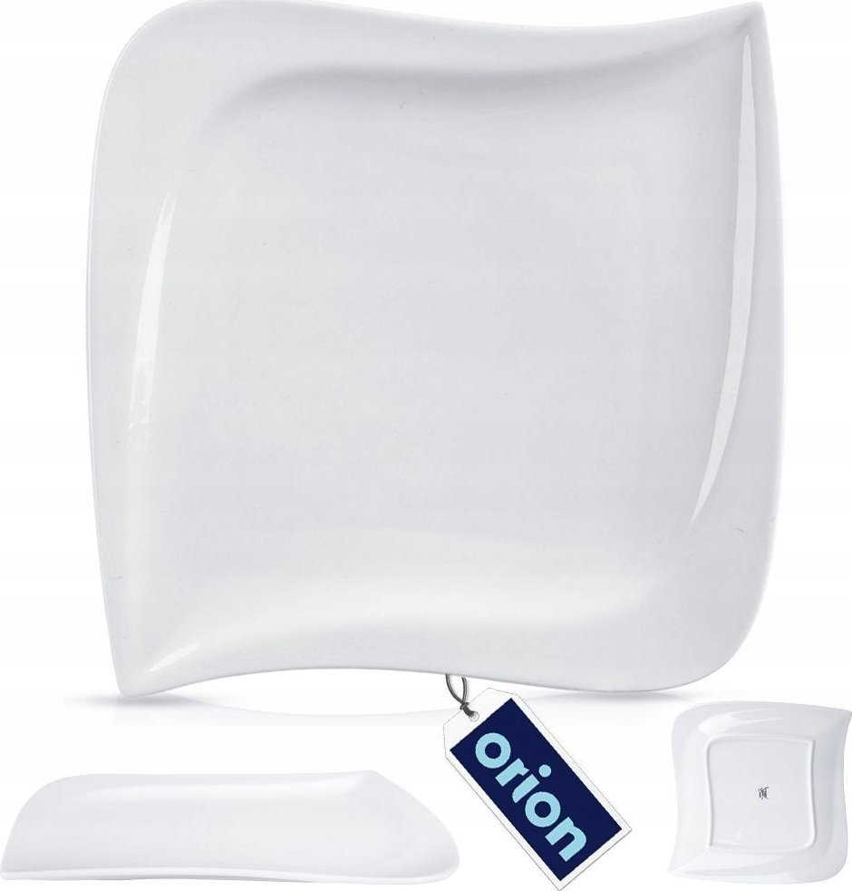 Orion Talerz obiadowy płytki porcelanowy MONA 25x25 cm
