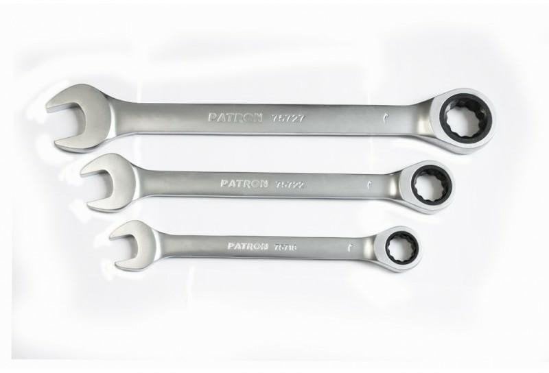 Klucz płasko-oczkowy z grzechotką 8mm