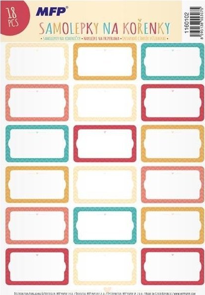 MFP paper naklejki na przyprawy 15,4x22,5cm 1160102