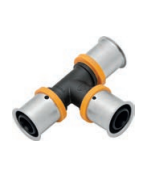 KAN-therm Trójnik PPSU PRESS z pierścieniem zaprasowywanym 26x26x20mm - K-070623