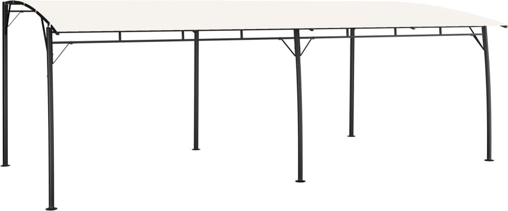 vidaXL Zadaszenie ogrodowe, 6 x 3 x 2,25 m, kremowe