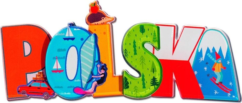 Pan Dragon Magnes I love Poland Polska ILP-MAG-C-PL-42