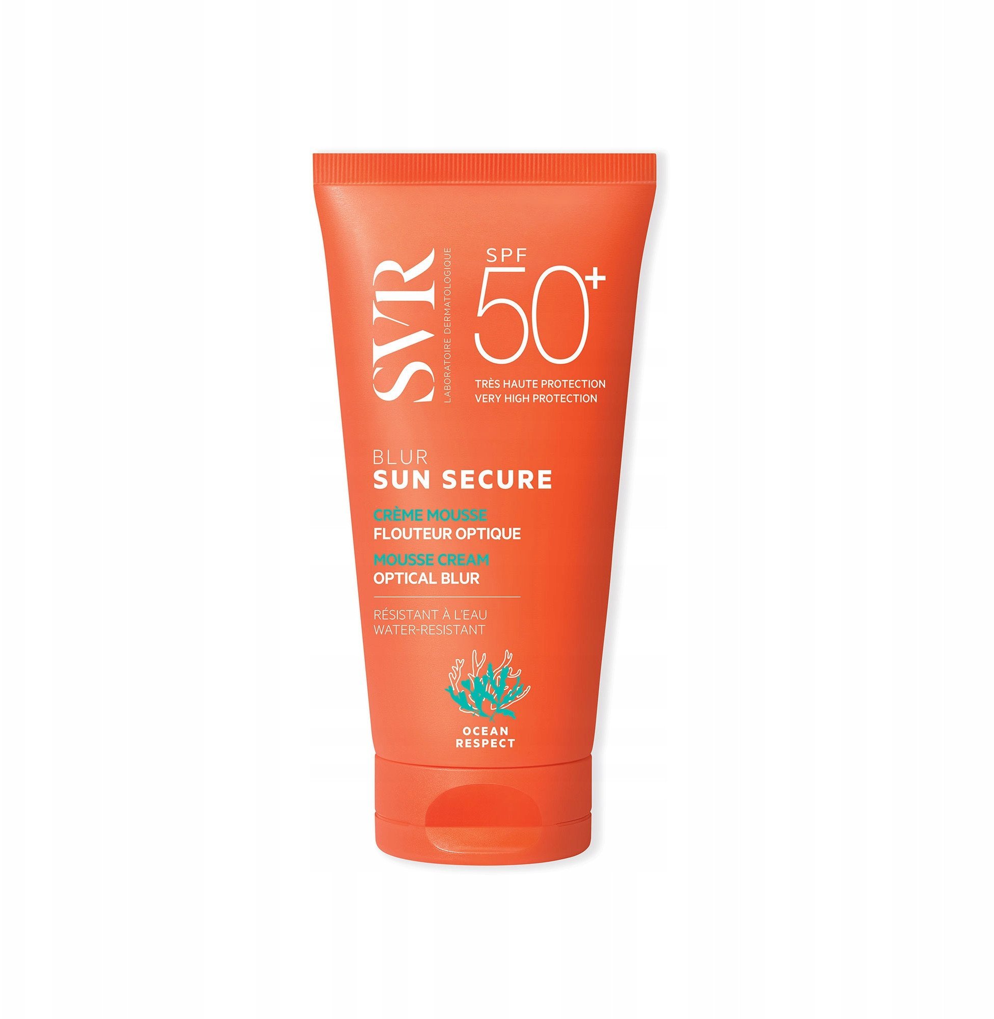 SVR, Sun Secure Blur, Parfum-Free, Sun Protection, Sunscreen Cream, For Face, SPF 50+, 50 ml